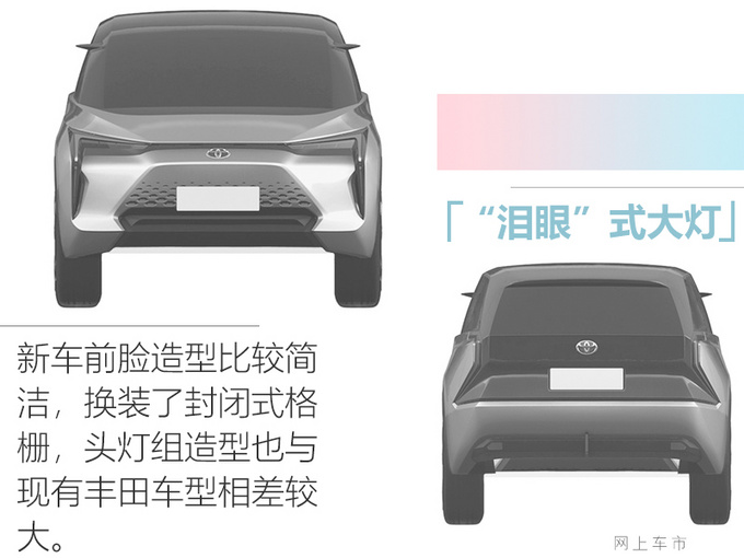 丰田两款全新电动车曝光这款SUV比汉兰达还大-图5