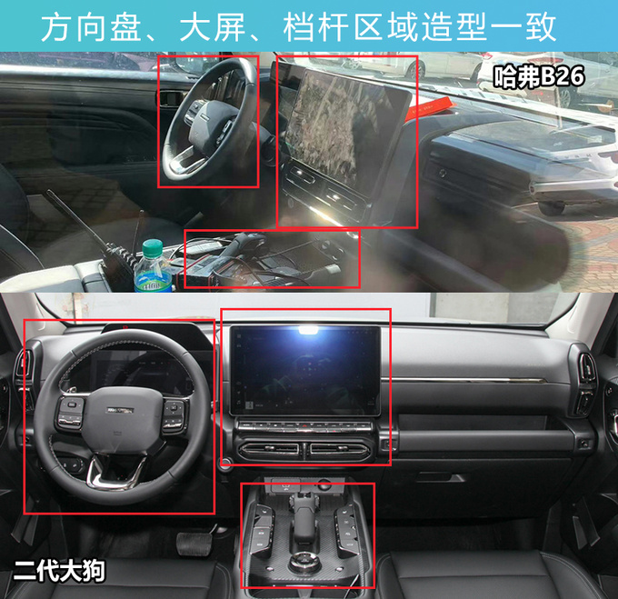 哈弗全新SUV内饰曝光酷似二代大狗  下半年上市-图3