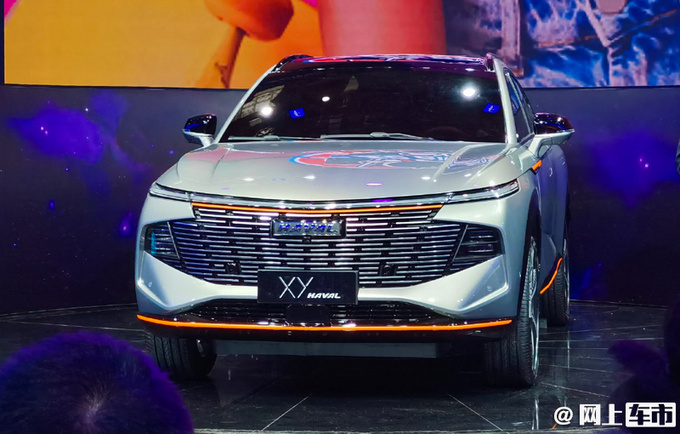 哈弗全新SUV概念车发布 配贯穿灯组 搭1.5T混动-图4