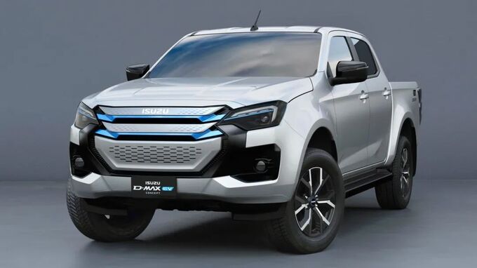 五十铃D-MAX柴油轻混版首次亮相纯电版将于2025年生产-图2