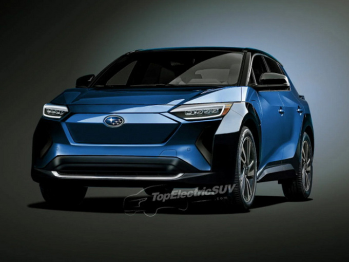 斯巴鲁全新SUV渲染图曝光 双色车身/前脸酷似RAV4-图1