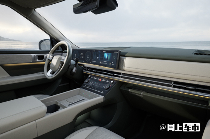 现代第五代胜达首发外观大改 搭一体式双联屏-图6