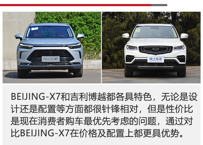 15万级高品质SUV怎么选BEIJING-X7对比吉利博越-图6