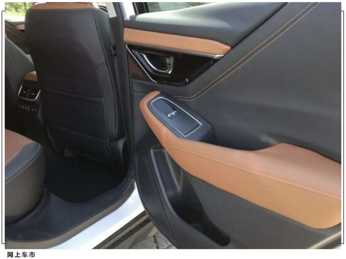 斯巴鲁傲虎实拍曝光 多边形格栅/配大尺寸中控屏-图6