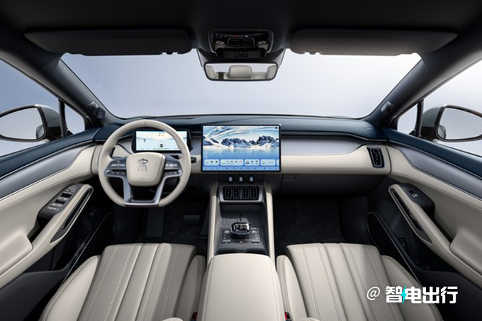 比亚迪宋L内饰官图发布或11月上市 副驾配老板键-图1