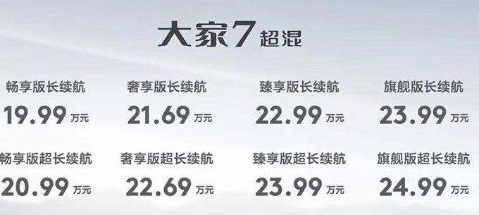 上汽大家7超混限時售19.69萬起劉亞兒MPV里最安全-圖2