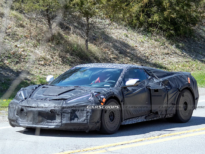 雪佛兰科尔维特谍照将推多款新车型/搭V8引擎-图1
