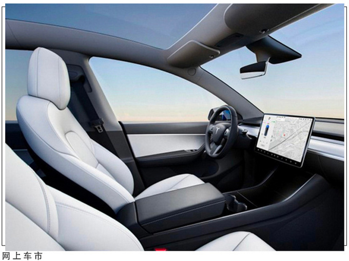 特斯拉全新Model Y交付无框车门/零百加速3.7秒-图4