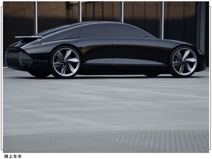 现代新车渲染图曝光异形大灯/隐藏式门把手-图3