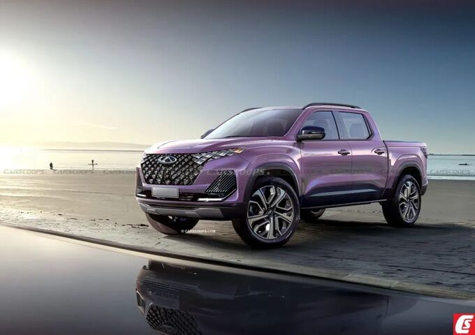 奇瑞中型皮卡效果图被外媒曝光将在多个国家上市-图2