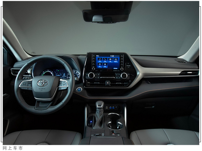 丰田汉兰达新车型曝光年内开售/搭2.5L混动-图7
