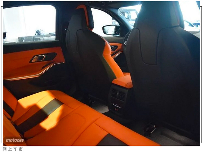 宝马全新M3到店实拍搭3.0T引擎/内配赛车桶椅-图8