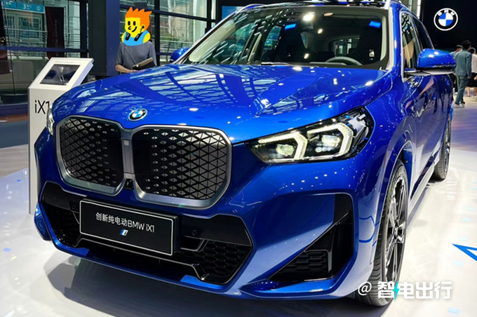 加X.X元买电动版宝马iX1售XX.XX万元 iX同款格栅-图1