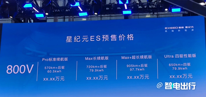 星途星纪元ES明天预售预计卖24.8-35.8万元-图8