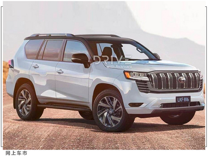 丰田全新普拉多曝光外观造型升级/换搭混动引擎-图2