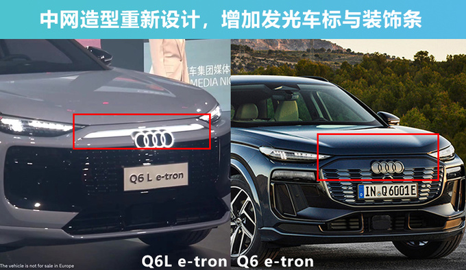 奥迪Q6L e-tron首发续航超700km 配中国专属配置-图4