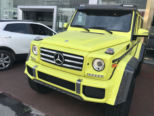 2018款奔驰G550震撼降价 力量与野性并存-图1