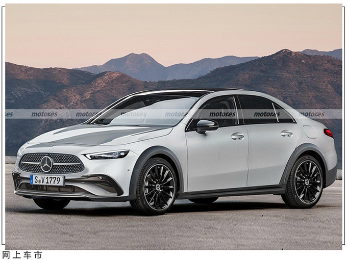 奔驰全新轿车谍照曝光跨界造型设计/2024年发布-图2