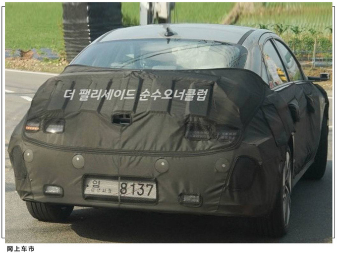 现代全新轿车现身配电子后视镜/空间堪比索纳塔-图6