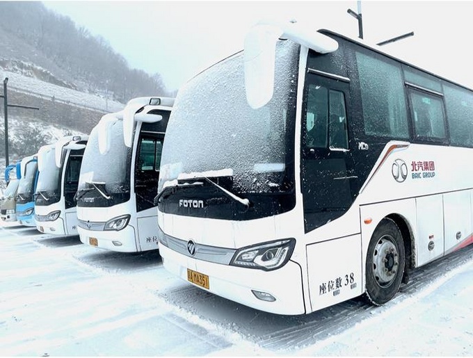 福田欧辉客车雪场纵横助力冬奥练兵