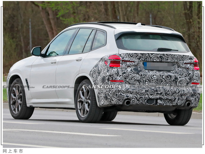 宝马中期改款X3曝光年内亮相/前脸造型更运动-图5
