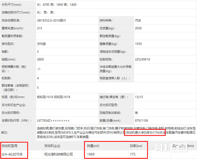 吉利新星瑞曝光2.0T动力更强 4S店现款降4万甩卖-图1