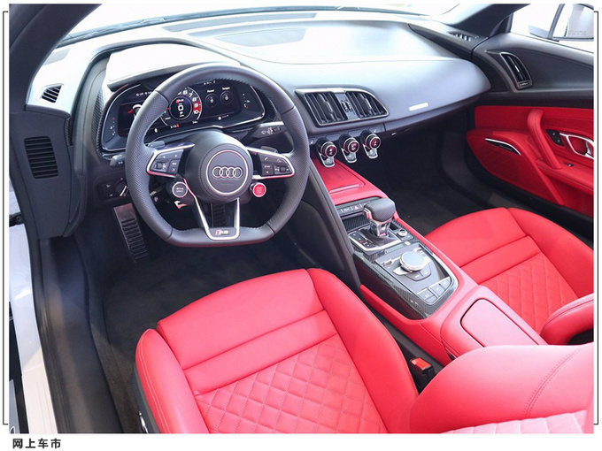 奥迪全新R8敞篷版实拍 5.2L V10绝唱/将变电动车型-图5