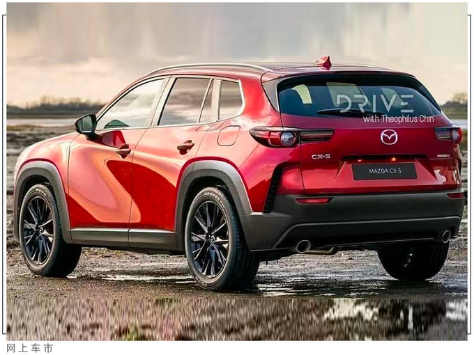 马自达全新一代CX-5外观曝光换V6引擎+后驱平台-图2