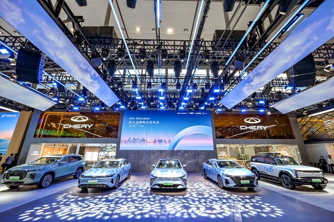 2023广州车展奇瑞携四大品牌16款新能源车型亮相开启新纪元-图1