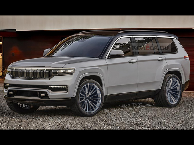 Jeep全新大切诺基渲染图曝光将保留高性能版本-图1