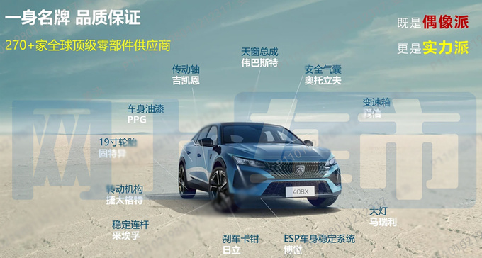 标致内部文件2025款408X主销车增配将官方降价-图4