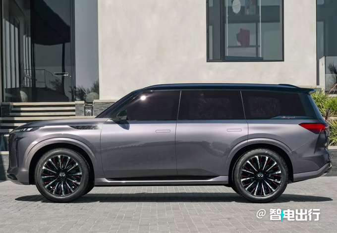 英菲尼迪全新QX80曝光首推新车型/pk奔驰EQS SUV-图2