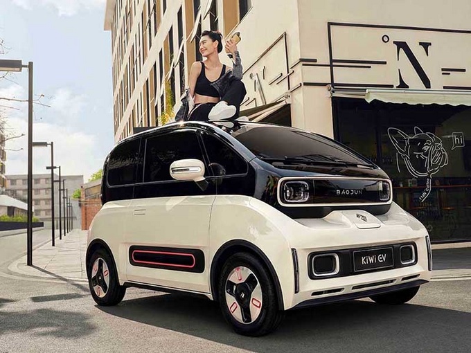 新宝骏曝光全新KiWi内饰官图 扁平化设计理念-图1