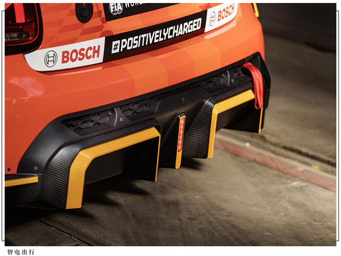 MINI纯电特别版亮相大尺寸尾翼/零百加速6.7秒-图5