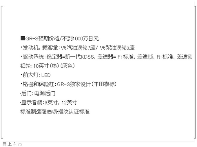 丰田全新兰德酷路泽售价曝光配运动套件/搭3.5T-图5