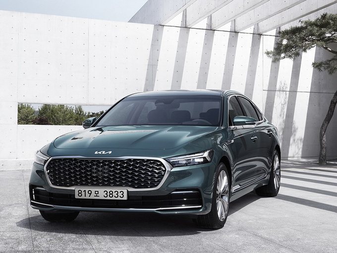 起亚新款K9官图发布外观造型升级/换搭新LOGO-图1