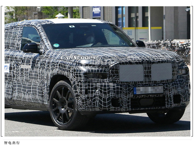宝马全新X8 M渲染图硬朗造型/搭4.4T插混动力-图3