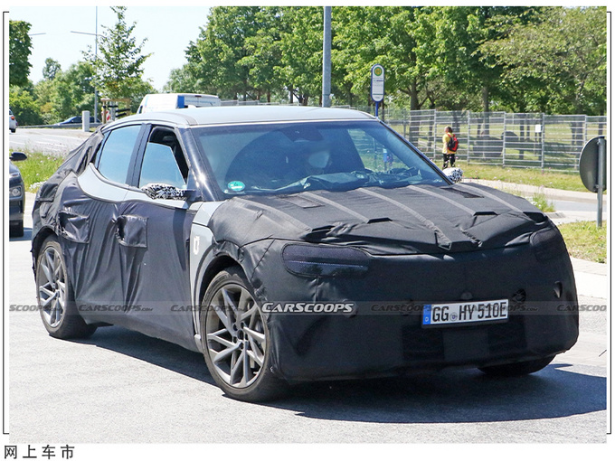 捷尼赛思新车型外观曝光跨界式设计/内配双联屏-图3