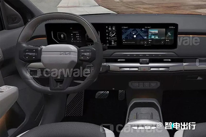 起亚新EV3实车曝光确认本月开售/内饰酷似宝马X1-图4
