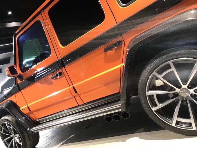 新奔驰G500改装巴博斯 不骄不躁轻松碾压-图6