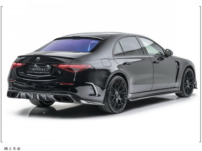 奔驰全新S级改装版动力性能升级/搭碳纤维配件-图3