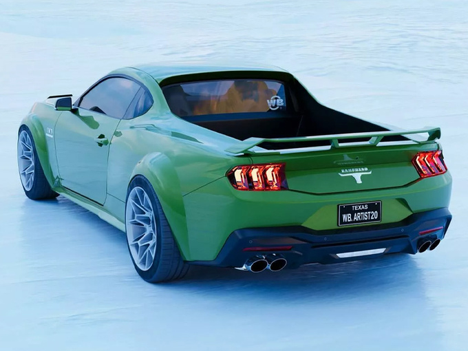 福特轿跑皮卡曝光基于最新野马设计或搭纯电动力-图4