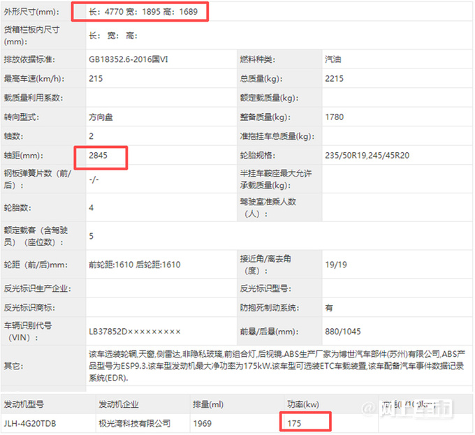 吉利新星越L实拍曝光车身加长 换新1.5L发动机-图10