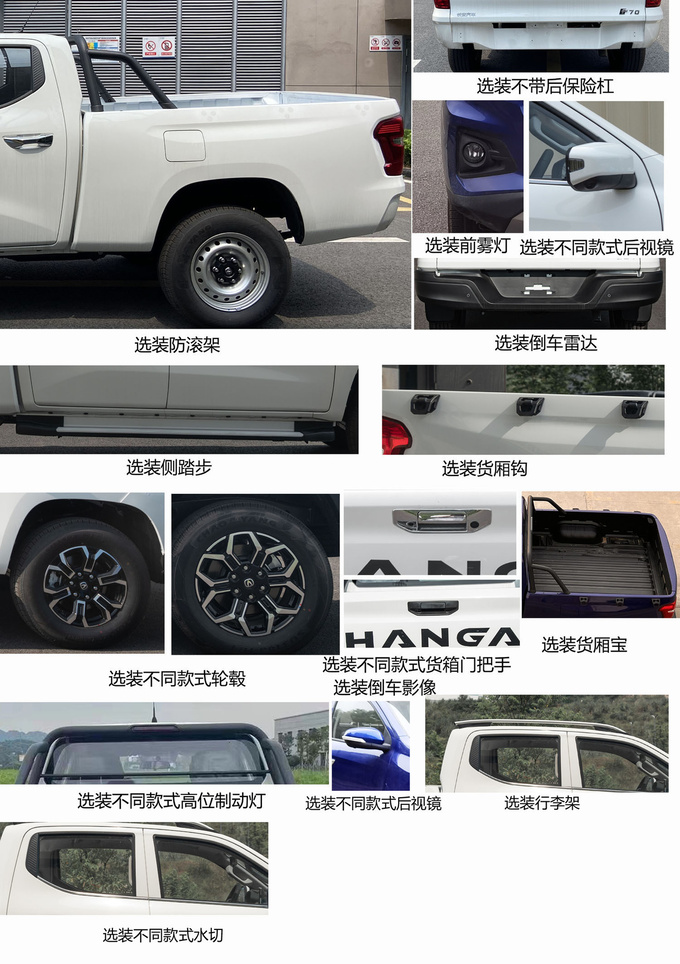长安新车亮相工信部V标品牌产品配2.0T+1.8米长货箱-图3
