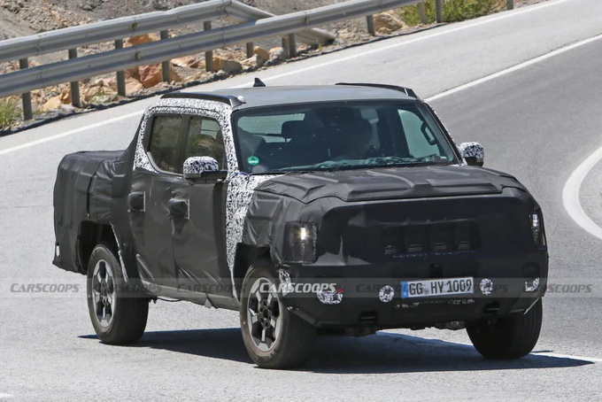 起亚Tasman 测试车出现在西班牙街头-图3