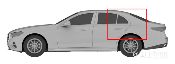 新奔驰E标轴版图片曝光或提供立标版本-图2