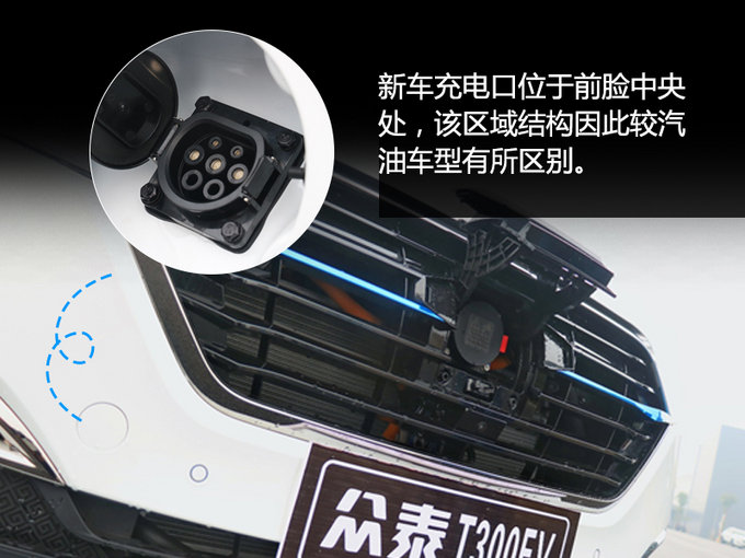 众泰T300EV纯电动SUV将上市 换装旋钮式换挡-图3