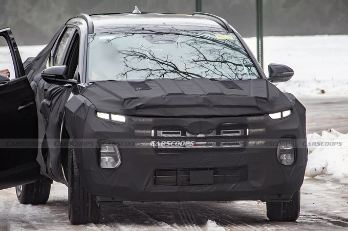 2025款现代Santa Cruz谍照曝光与途胜区别变大-图2