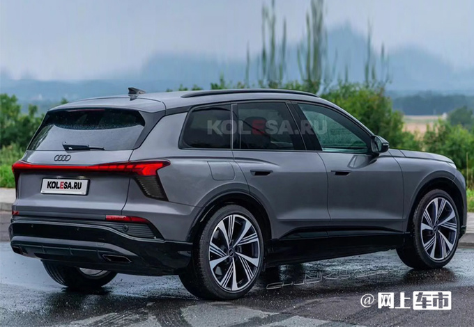 奥迪全新Q9曝光尺寸超宝马X7/搭兰博基尼同款引擎-图2