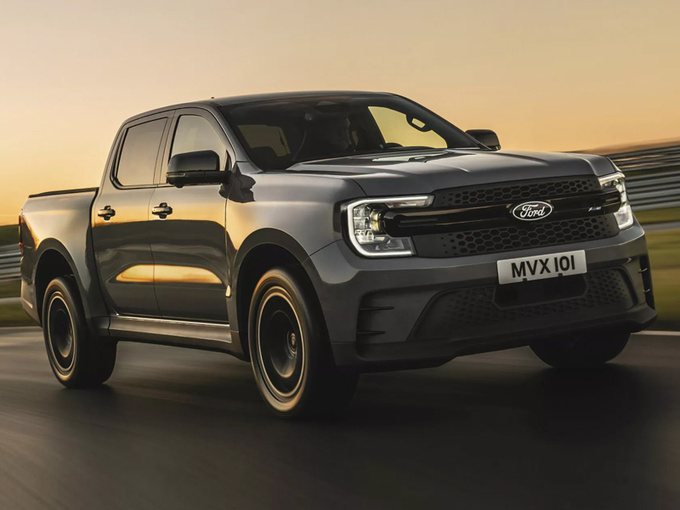 福特全新Ranger曝光搭载柴油3.0T V6发动机造型更帅气-图2